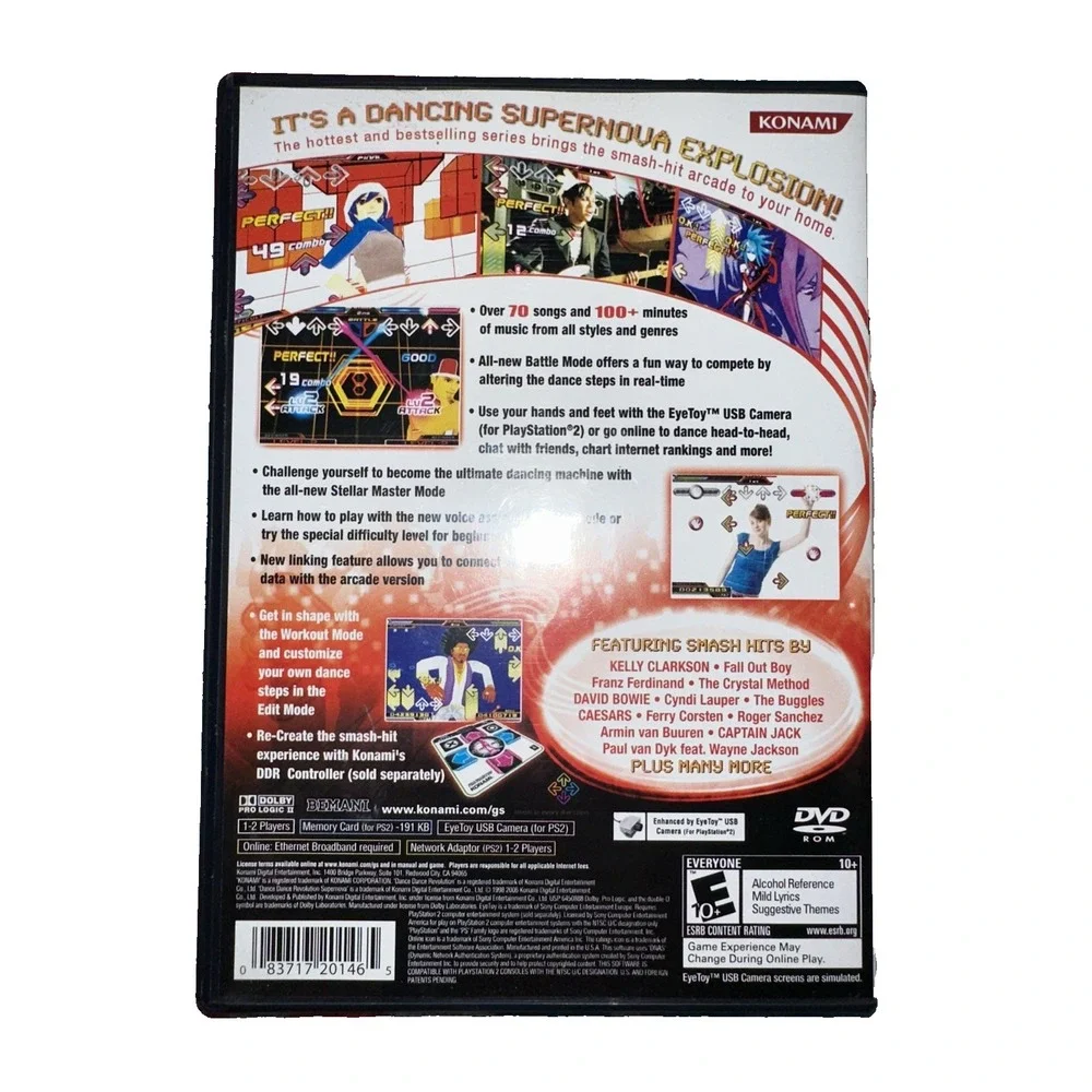 Dance Dance Revolution Supernova PS2